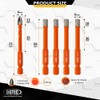 BGTEC Dry Diamond Drill Bits Set-4pcs 1/4" Tile Drill Bit