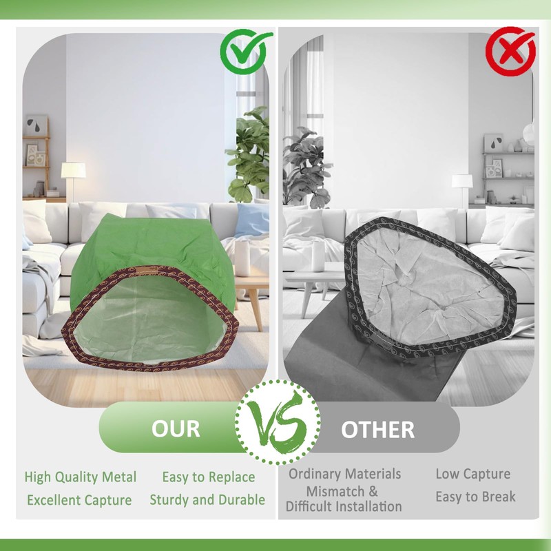 20 Pack 107313 Backpack Vacuum Bags Compatible with ProTeam 10