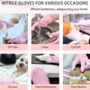 Kids Disposable Nitrile Gloves for 4-10 Years, Suitable for Gardening,