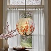 Paper Lampshade Hanging Light Shade 30cm, Oriental Ribbed Japanese Ceiling