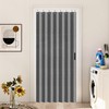 Vatge Closet Curtain for Open Closet, Pleated Folding Curtains for