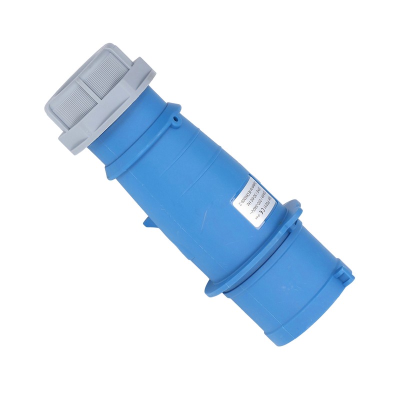 Industrial Socket IP44 Waterproof Brass Contact Aviation Connector 2P+E 32A