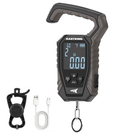 KastKing Weighmaster Digital Fish Scale with Lip Gripper, Black