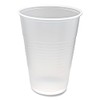RK Ribbed Cold Drink Cups, 10 oz, Plastic, Clear, 100/Sleeve,