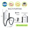 JruiZhp Garden Hose Holder, 1 Pcs Silvery Garden Hose Hanger