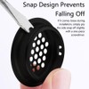 20Pcs Stainless Steel Ventilation Grille 19mm, Circular White Air Vent