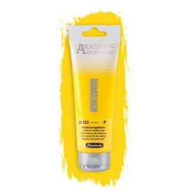 Schmincke - Akademie Acrylic Colour, Cadmium Yellow Tone in 120 ml Tube, 23223012, Fine Artist Acrylic Paint, Brilliant, Highly Lightfast and Cadmium-Free, for Acrylic Painting, Mixed Media