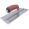 MARSHALLTOWN Cut-Back Notched Trowels, Right-Handed Square 6mm X-Notch, 6mm Z-Notch,