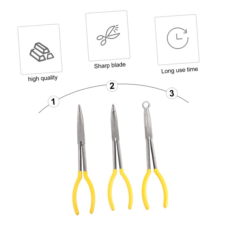 Gadpiparty Long Needle Nose Pliers Multi Functional O Shape and