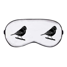 'Blue Tit Silhouette' Sleep/Travel Eye Mask (EY00017115)