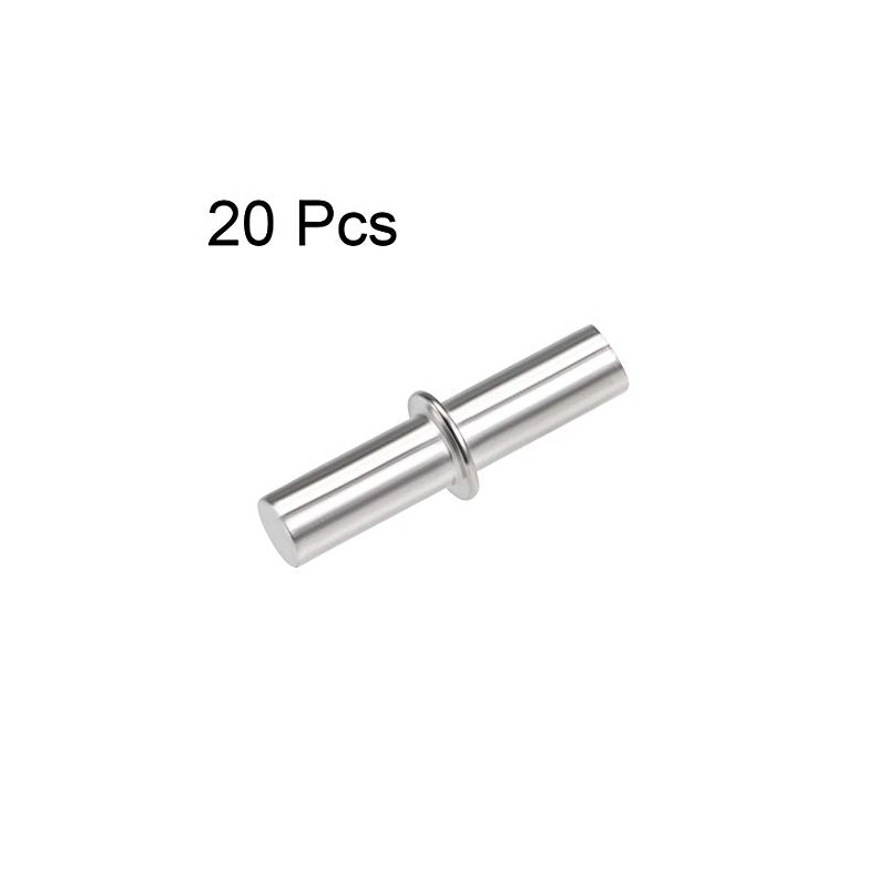 sourcing map Pack of 20 Shelf Support Pins Shelf Support