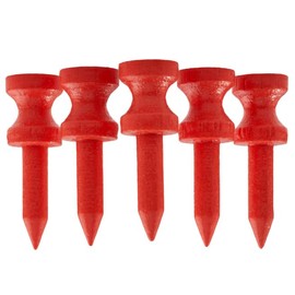 TH Golf x100 Pcs Bamboo Red Castle Golf Tees 32mm Biodegradable Eco Friendly Sustainable
