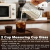 BZTT 18OZ Glass Measuring Cup with Insulated Handle V-Shaped Spout