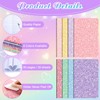 Yexiya 24 Pack Glitter Notebooks Bulk 8.3x5.5 Inch Glitter Lined