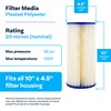 SpiroPure SP-R20-BB 10x4.5 20 Micron Pleated Polyester Sediment Water Filter