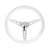 Grant 270 Classic Series 15 inch White Vinyl Steering Wheel
