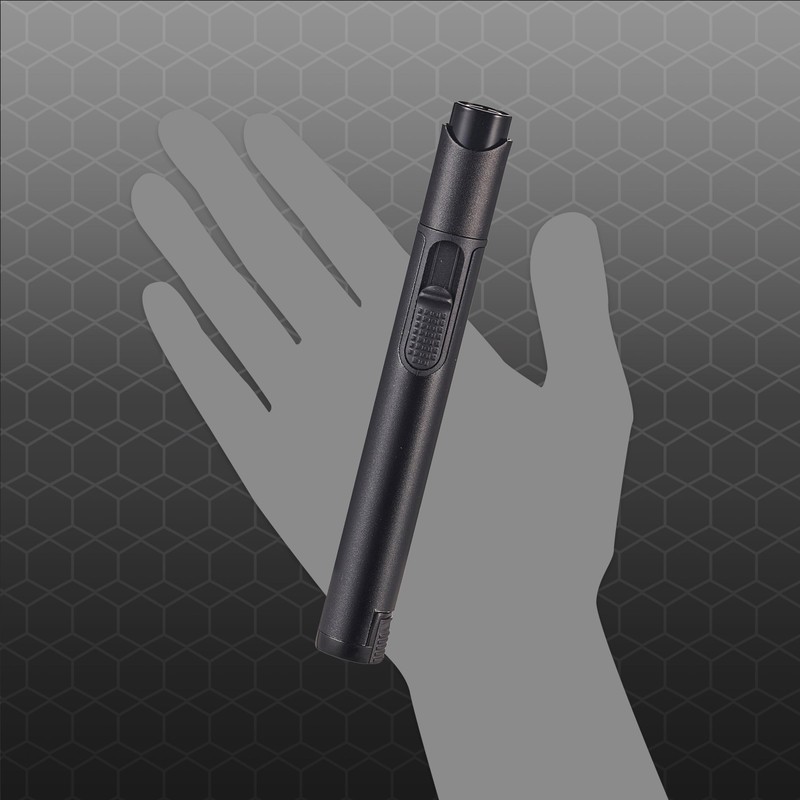 Visol Stormy Butane Torch Lighter Single Flame Refillable Gas Lighter,