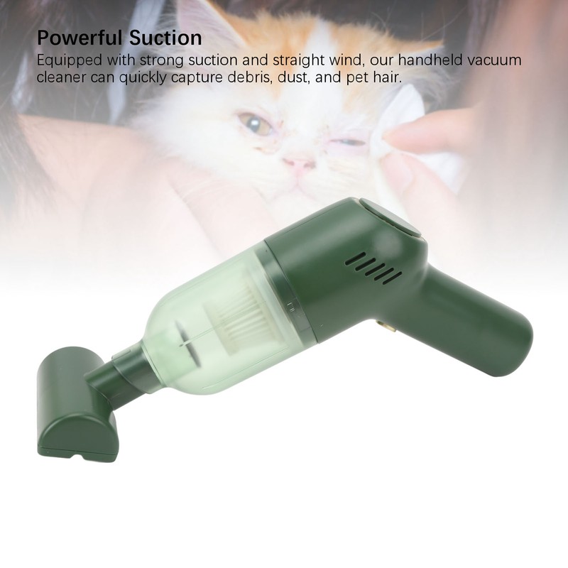Pet Hair Handheld Vacuum Cordless Rechargeable Compact Cat Dog Hair