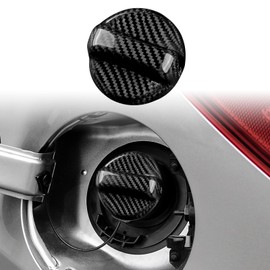 JUPIZEUS Carbon Fiber, Car Gas Tank Doors Cover, Fuel Tank Cover Sticker Decoration for Mazda 3 6 CX-5 CX-9 CX-30 MX-5 Miata