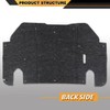 CNNELL Hood Insulation Pad 1/2" with Clips Compatible with Ford