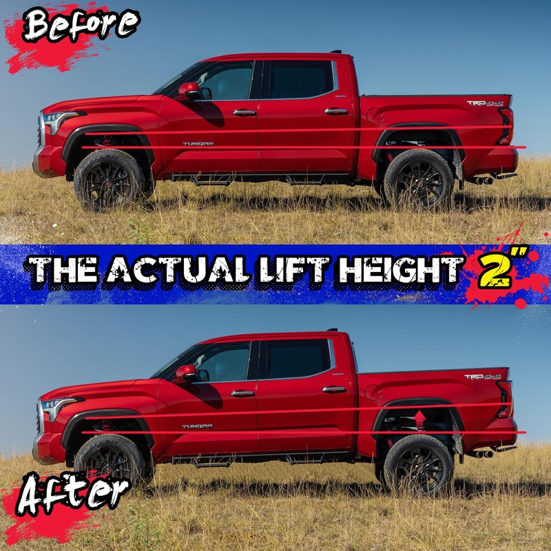 KSP 2"Rear Lift Kits for Tundra 4WD 2022-2024, 2pc Leveling