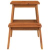 TREATLIFE HOME 2 Step Stool Made of Solid Acacia Wood,