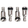 OioTuyi 4 Pcs Universal Metal Car Tyre Valves 11.3mm Strong