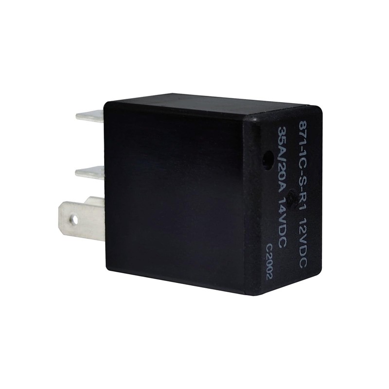 Relay 871-1C-S-R1 Set of 2, 12VDC 5Pin 35/20A High-Performance Micro