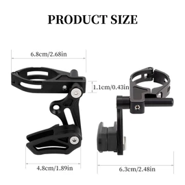 YHZNAGEM Bicycle Chain Guide Mountain Bike Chain Guard MTB Ultralight Bicycle Chain Guard Made of Aluminium Alloy for Most Bicycles, Road Bikes, Mountain Bikes