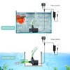 hygger 800GPH Quiet Submersible and External 24V Water Pump, with