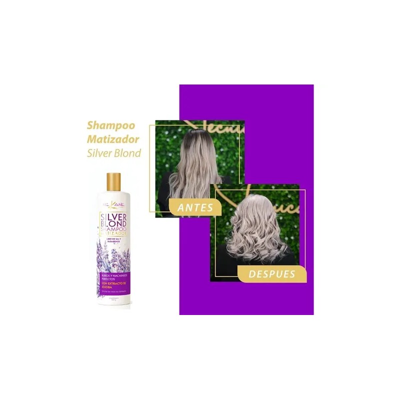 Max Silver Shampoo Neutraliza Matizador 960ml Nekane Capilar