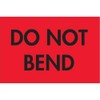 Generic DL3581"Do Not Bend" Labels, 2" x 3", Fluorescent Red