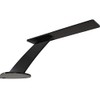 Perrine Counter Mounted Bar Support (Black) - Federal Brace -