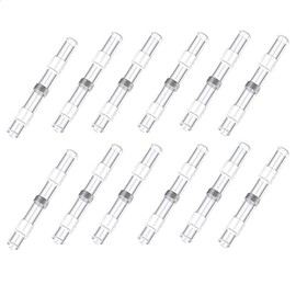 150 Pcs White Solder Seal Wire Connectors AWG 26-24,Heat Shrink Butt Crimp Terminals Waterproof Wire Cable Splice Connector for Automotive Marine Boat Trailer