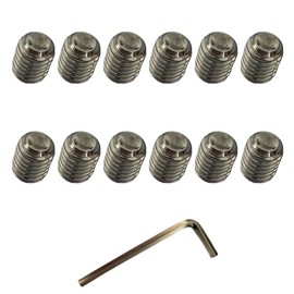 12 Pcs RP25620 Faucet Set Screw Replacement for Delta Faucet Plumbing Replacement Parts - Screw Wrench Included