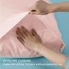 Bedsure Viscose from Bamboo Pillow Cases Queen 2 Pack Pink