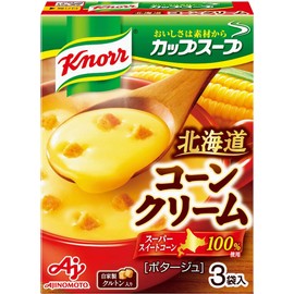 クノール カップスープ コーンクリーム 3食入箱×10 味の素 野菜スープ インスタント 即席 常備食