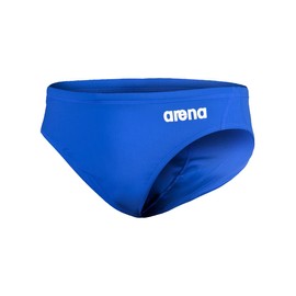ARENA Men's Standard Team Swim Briefs Waterpolo Solid Swimsuit, Royal-White, 42