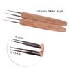 3pcs/Set Dreadlock Crochet Hook for Hair Dreadlock Needle Tool for