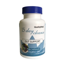 HealthyFinds 15 Day Cleanse, Gut and Colon Support, Advanced 15 Day Gut Cleanse Detox for Women & Men with Senna, Cascara Sagrada & Psyllium Husk, Non-GMO (30 Capsules)