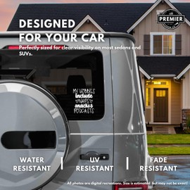 My Hobbies are Naps, Snacks, and Podcasts - Funny Vinyl Decal Bumper Sticker for Car, Wall, Window, Vehicle, Weather Resistant, Joke, Humor, Comedy, Meme, Prank, Hilarious, Gag Gift (Black)