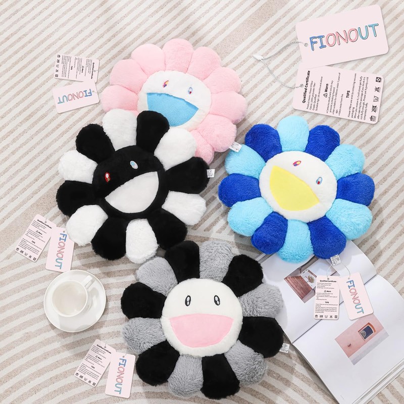 FIONOUT - Flower Pillow, Flower Shaped Pillow, Flower Floor Pillow,