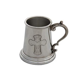 Baby/Child's Cup with Cross English Pewter