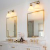WOSHITU Gold Bathroom Light Fixtures: Modern Vanity Lighting Fixtures 2
