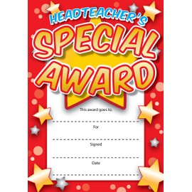 Special Award Reward Certificates - 16 Pack A6 School Awards for Children - Teachers Clubs - Printed in UK