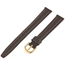 Voguestrap TX48312BN Allstrap 12mm Brown Regular-Length Padded Genuine Calf Watchband