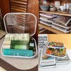 3 Bolsas Organizadoras Transparentes, ​bolsa Dura con Cierre Transparente, la