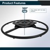 Racfenick Recliner Swivel Ring Base Replacement with Plate,Heavy Duty Furnitures