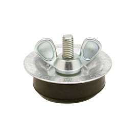 Oatey 33401 Plastic Plug, Galvanized, 2-Inch