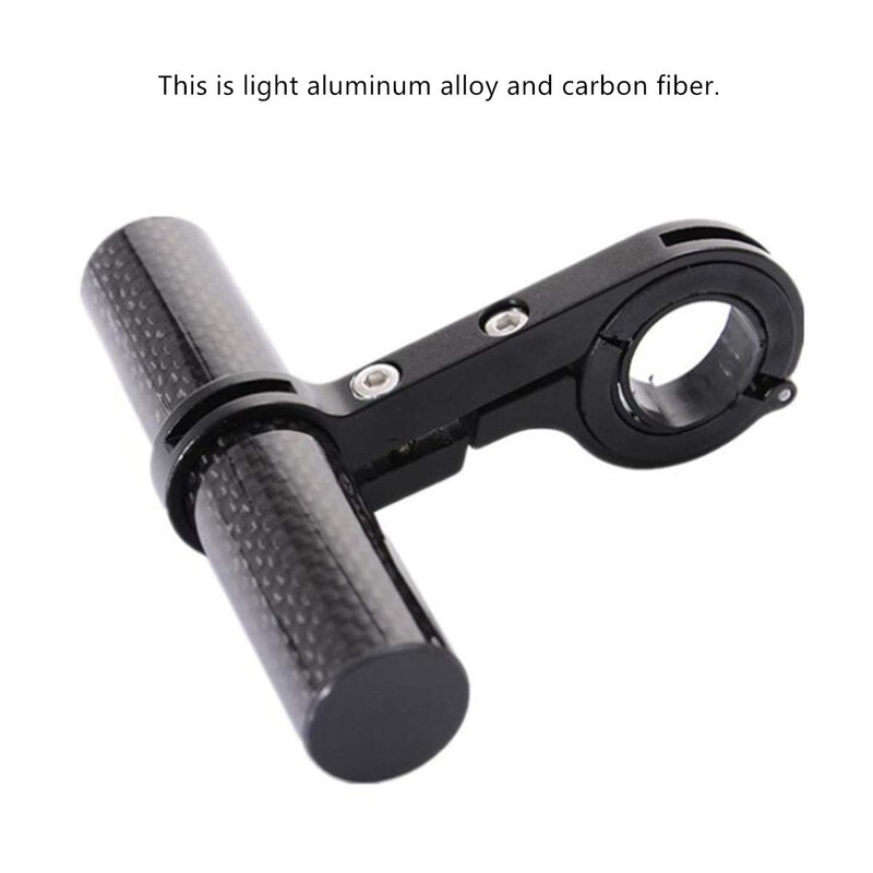 ETOPARS Bike Handlebar Extender Carbon Fiber Single Clamp Extension Mount